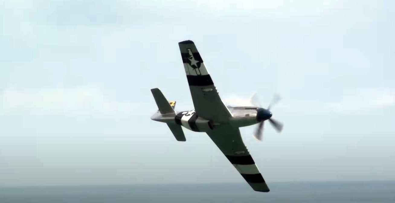 AviationHumor's tweet card. The P-51 Mustang's unmistakable whistle sound is often described as haunting and melodic. Pilots at the time even referred to it as the "Mozart concerto."