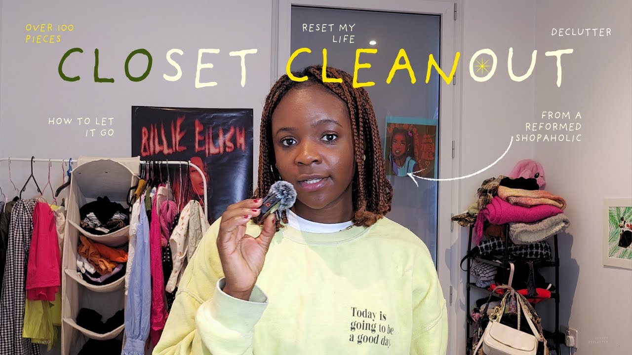 itskennday's tweet card. The "HOW" to decluttering your Closet | Start Over | My Late 20s: Ep1