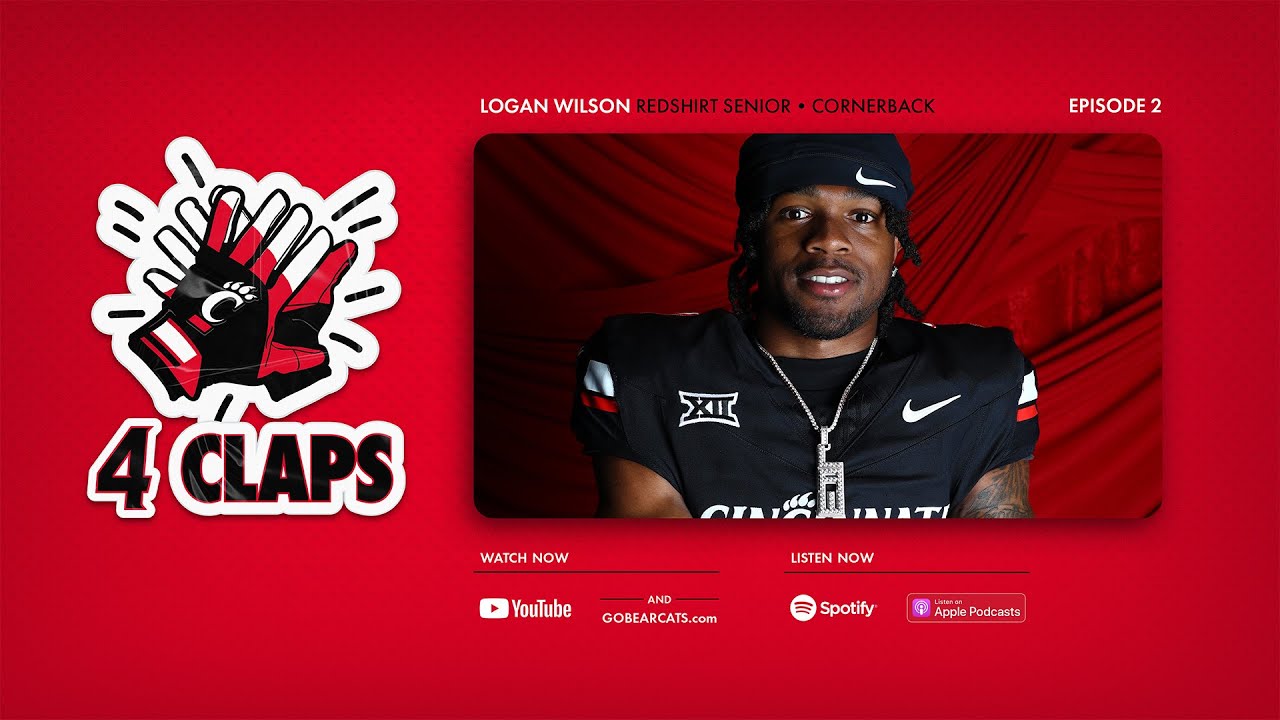 GoBearcatsFB's tweet card. 4 Claps | Ep.2 - Logan Wilson with Jiquan Sanks and Kye Stokes