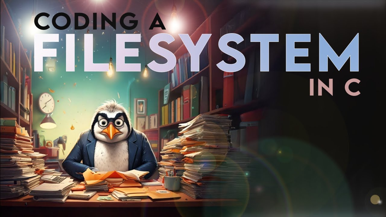 drJonasBirch's tweet card. #OSdev 04 Coding your own File System in C