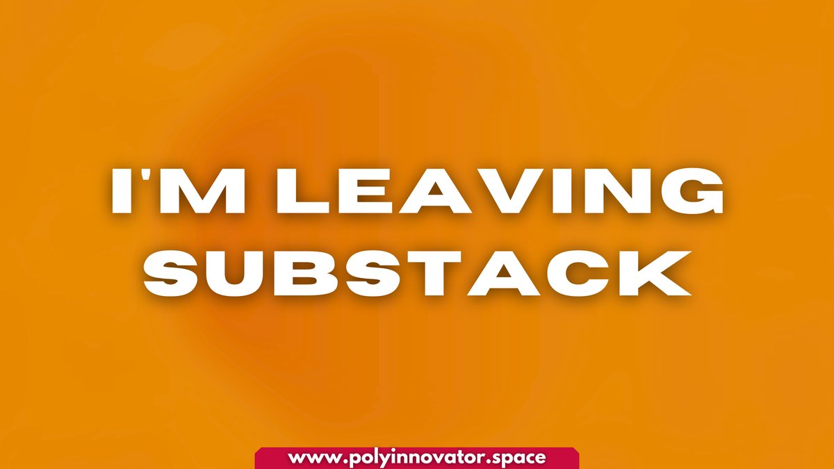 polyinnovator's tweet card. You've heard of location location location, well in this case it is consolidation consolidation consolidation. Bringing things back into the fold. No matter how many times I try to give my sub-brands...