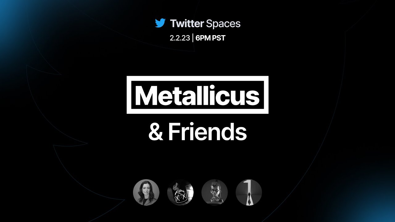 Dngrmin's tweet card. Metallicus & Friends | Marshall Hayner & Irina Berkon Twitter Space...