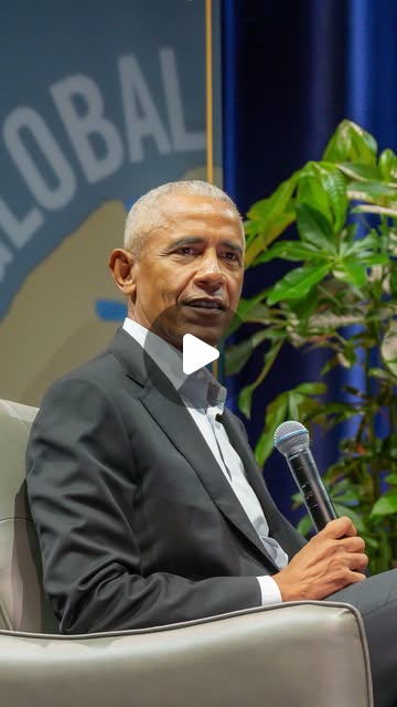 cvalentine65's tweet card. Barack Obama (@barackobama) • Instagram reel