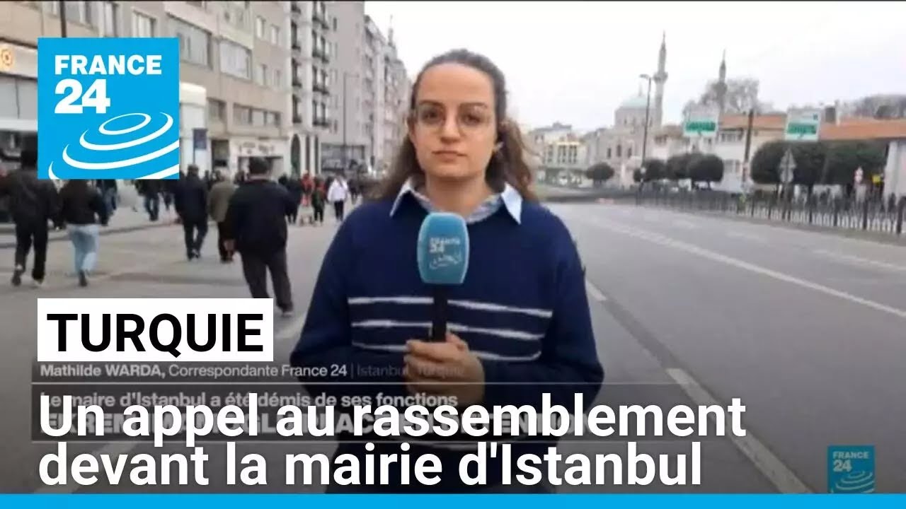 MathildeWarda's tweet card. Turquie : un appel au rassemblement devant la mairie d'Istanbul •...