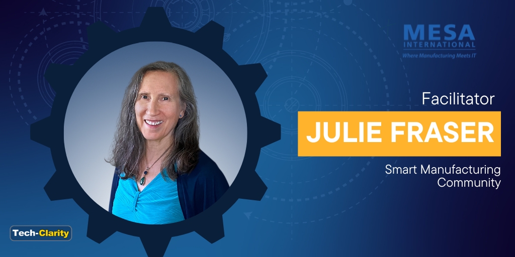 TechClarityInc's tweet card. Is it time to re-evaluate how we fine-tune supply chain schedules, and plans? Feb. 21 MESA Smart Manufacturing Community will discuss.