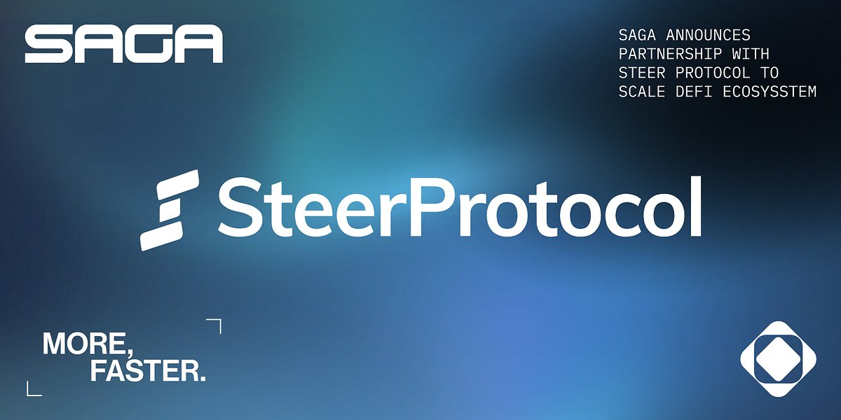 IdongesitEnubi1's tweet card. Saga is proud to announce the integration of Steer Protocol, a powerful backend automation engine that will quietly power much of what’s to…