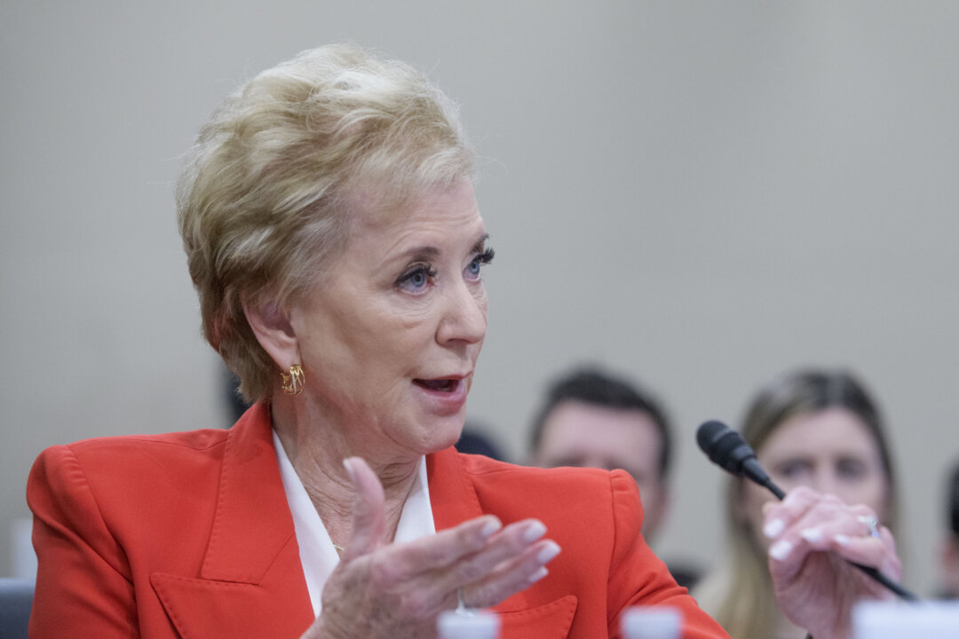 FactoSphereNews's tweet card. Secretary Linda McMahon said she’s still focused on the ‘final mission’ of eventually eliminating her department.