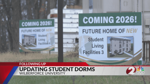 wilberforce_u's tweet card. DAYTON, Ohio (WDTN) — The new dorms at Wilberforce University may not be ready by their promised November deadline, but they are on the way. As with many things in American life, the delay ca…