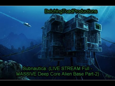MichaelLBelcher's tweet card. Subnautica: (LIVE STREAM Full - MASSIVE Deep Core Alien Base Part-2)