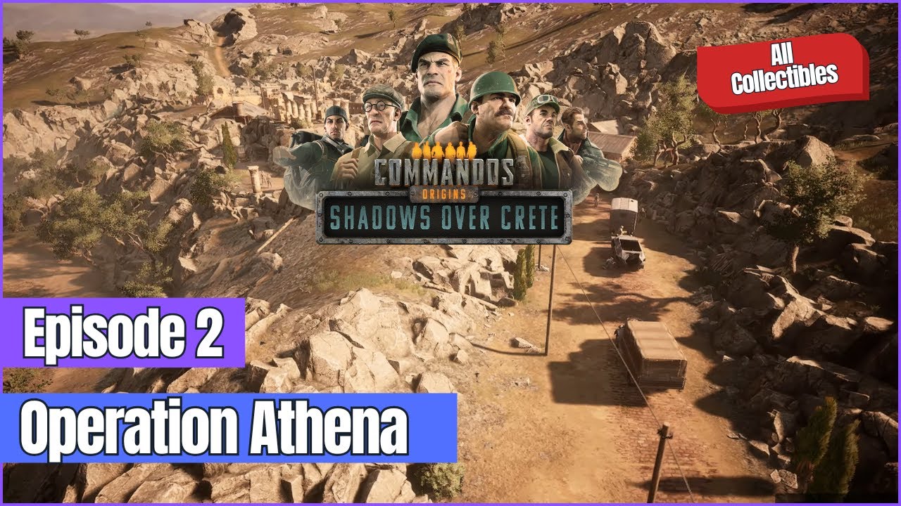 OehrchenTV's tweet card. Commandos: Origins Shadows Over Crete - Episode 2: Operation Athena |...