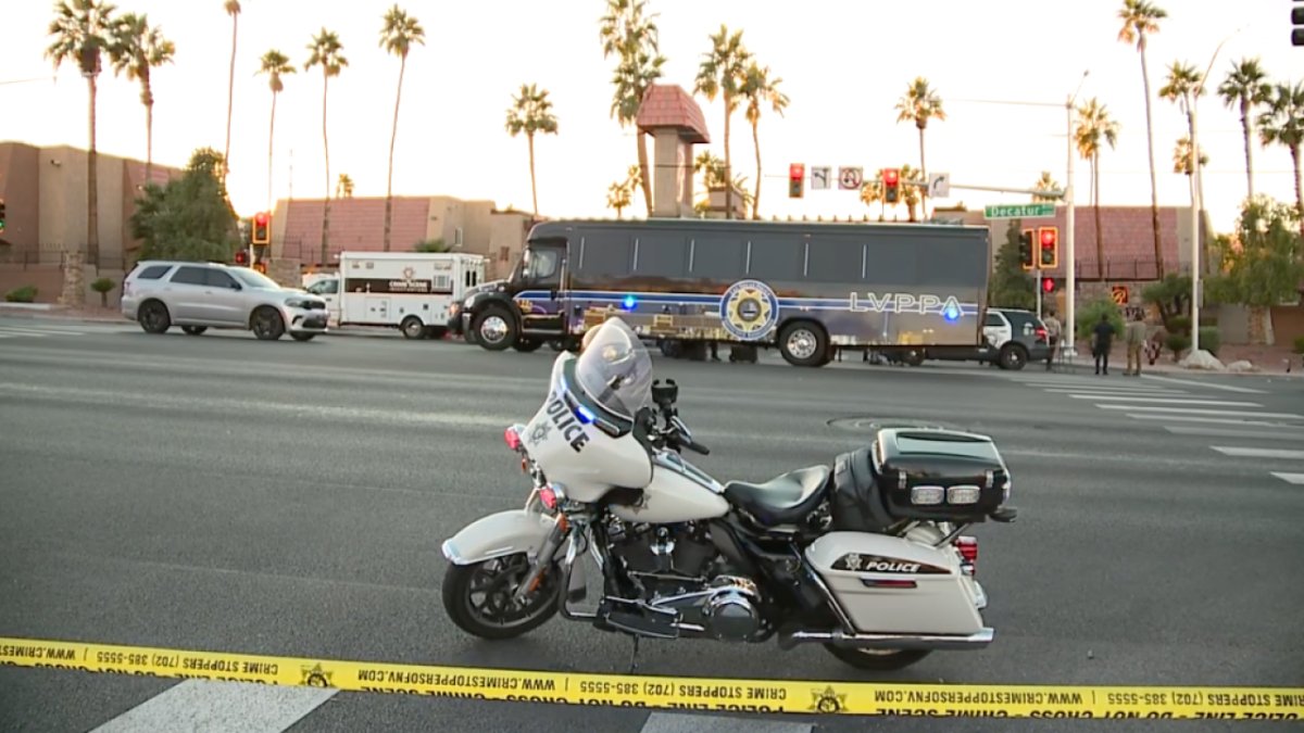 KTNV's tweet card. Metro Police has identified the officer involved in an armed carjacking that turned into a police shooting on Sunday.