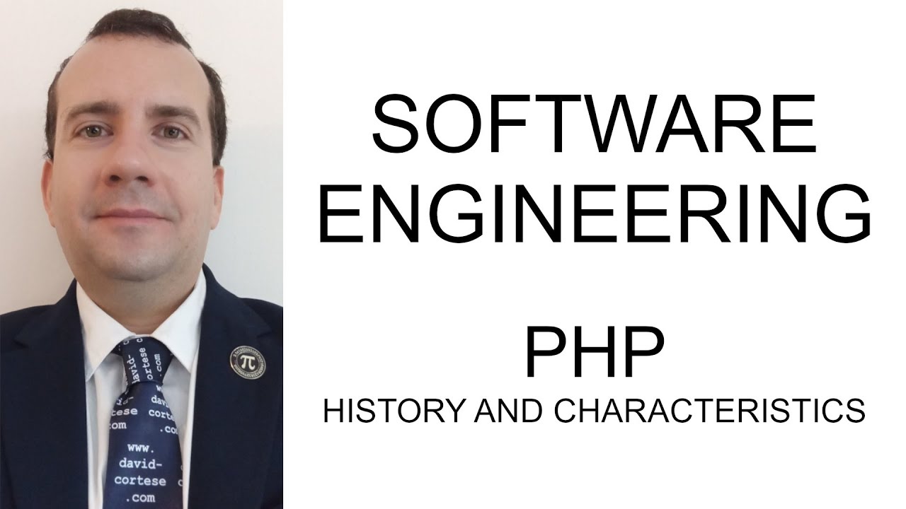 David_Cortese_'s tweet card. SOFTWARE ENGINEERING 🖥️ PHP 💻 HISTORY AND CHARACTERISTICS