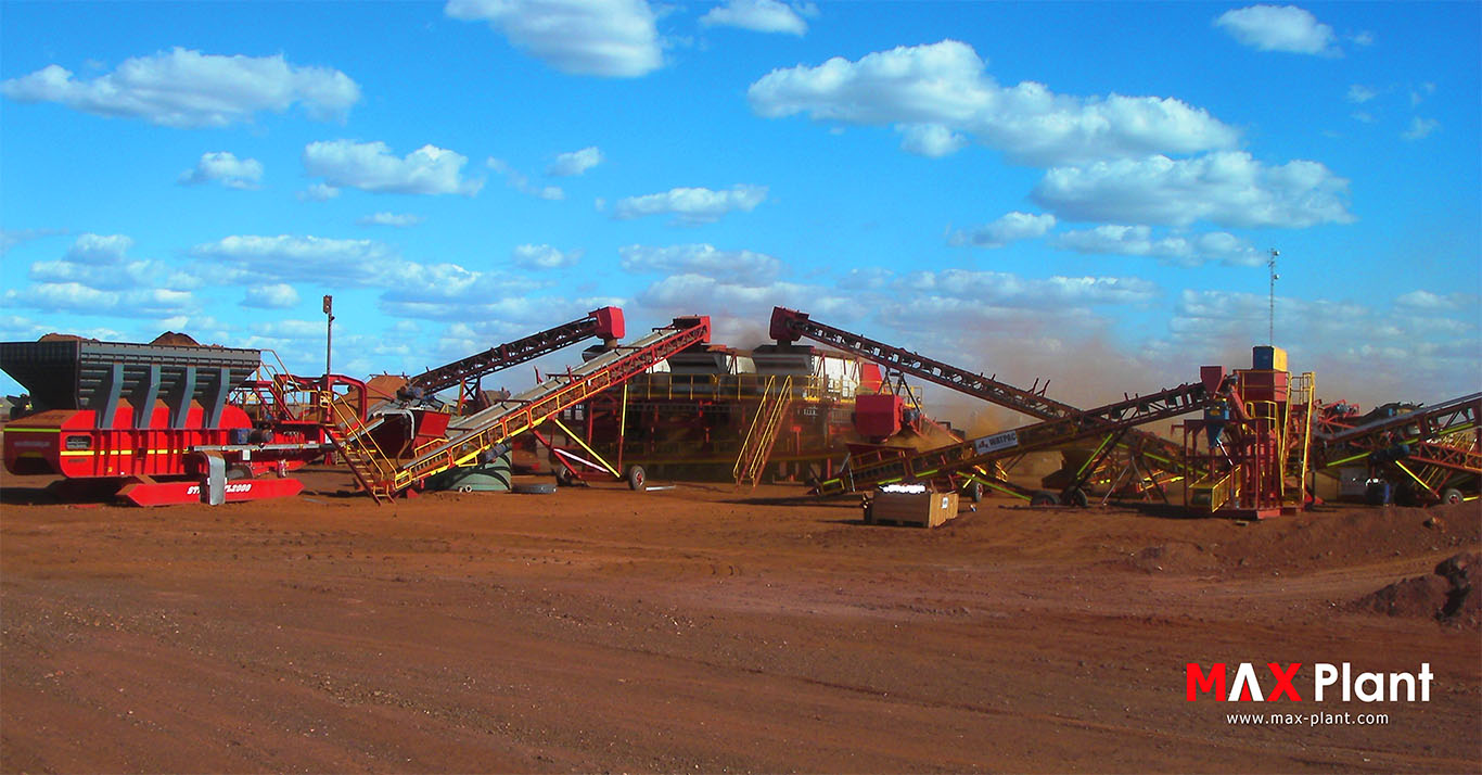 MAXPlantAu's tweet card. This 900TPH modular iron ore MAX Plant in Western Australia features a primary, secondary & tertiary crushing system, with triple sizing screens.