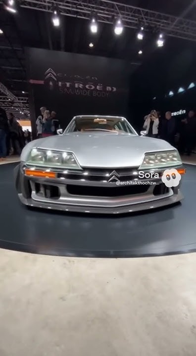 xrpcryptogst's tweet card. Citroën SM Widebody Restomod