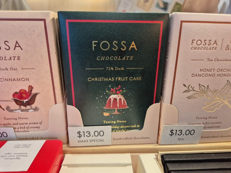 MiniMeInsights's tweet card. Singapore's artisanal bean-to-bar chocolate manufactory, Fossa Chocolate, is displaying its wide range of chocolate creations at Boutique Fairs Singapore