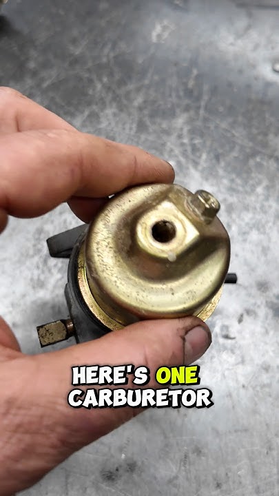donyboy73's tweet card. HERE'S ONE CARBURETOR I CANNOT SAVE! SMALL ENGINE REPAIR #shorts #diy...