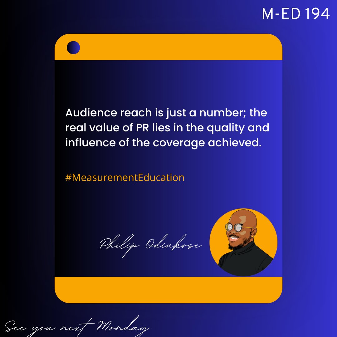 philipodiakose's tweet card. The True Value of PR Lies Beyond Numbers Many PR professionals fall into the trap of treating audience reach as the ultimate measure of success. While reach provides a numerical snapshot of how far a...