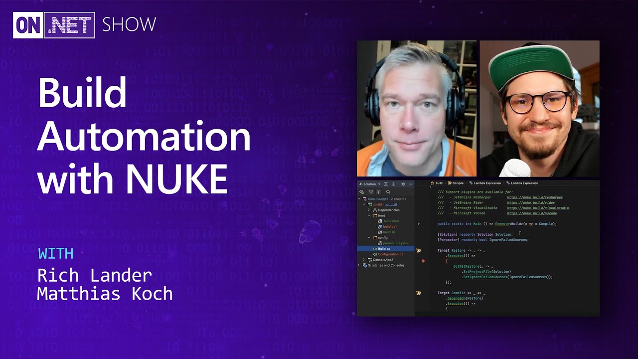 dotnet's tweet card. Build Automation with NUKE