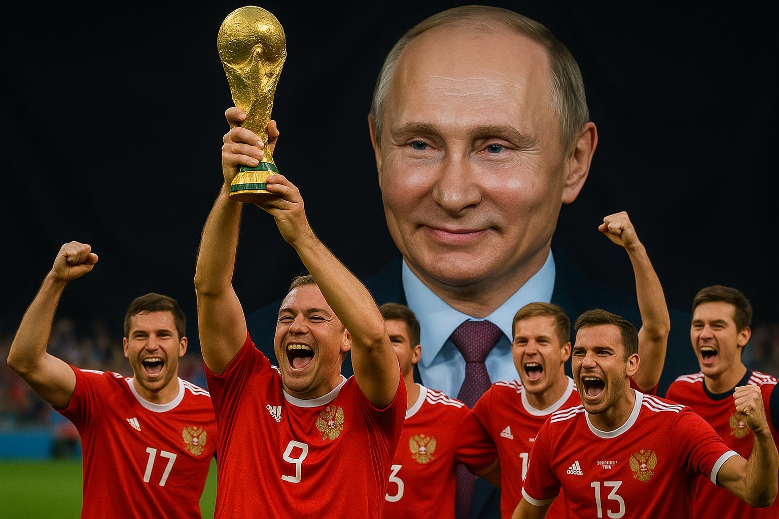 ReactSocce35722's tweet card. Russia is reportedly considering a “Parallel World Cup” featuring nations that failed to qualify for 2026, including China, Serbia, Nigeria and more. Fans worldwide react with disbelief.