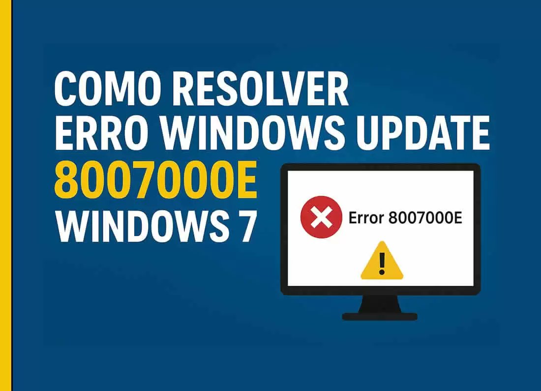 servticoti's tweet card. Como resolver o erro do Windows Update 8007000E no Windows 7 ao tentar atualiza-lo. Essa solução é para o Windows 7 SP1 (Service Pack 1)...