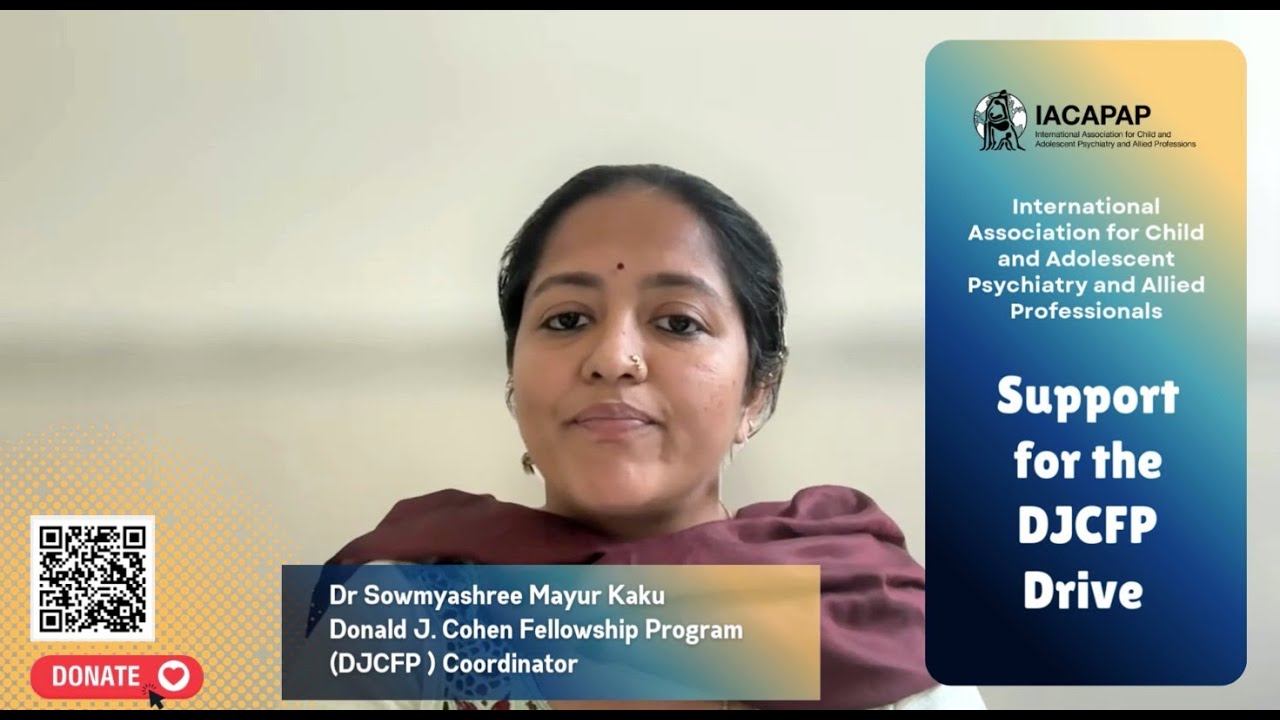 IACAPAP's tweet card. Support for the DJCFP Drive - Message from Dr. Sowmyashree Mayur...