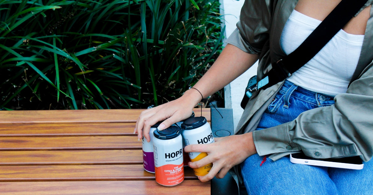 JeffMaranciak's tweet card. We make non-alcoholic, sparkling water mindfully crafted with hops, stress-relieving and mood-boosting adaptogens and nootropics to ease your mind and body.