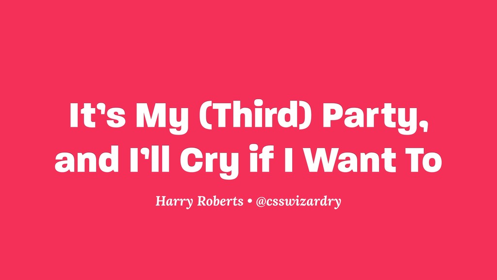 codingcircus's tweet card. Like it or not, a huge part of modern web development involves the use of third-party providers: fonts, analytics, ads, tracking, and more all have an i…