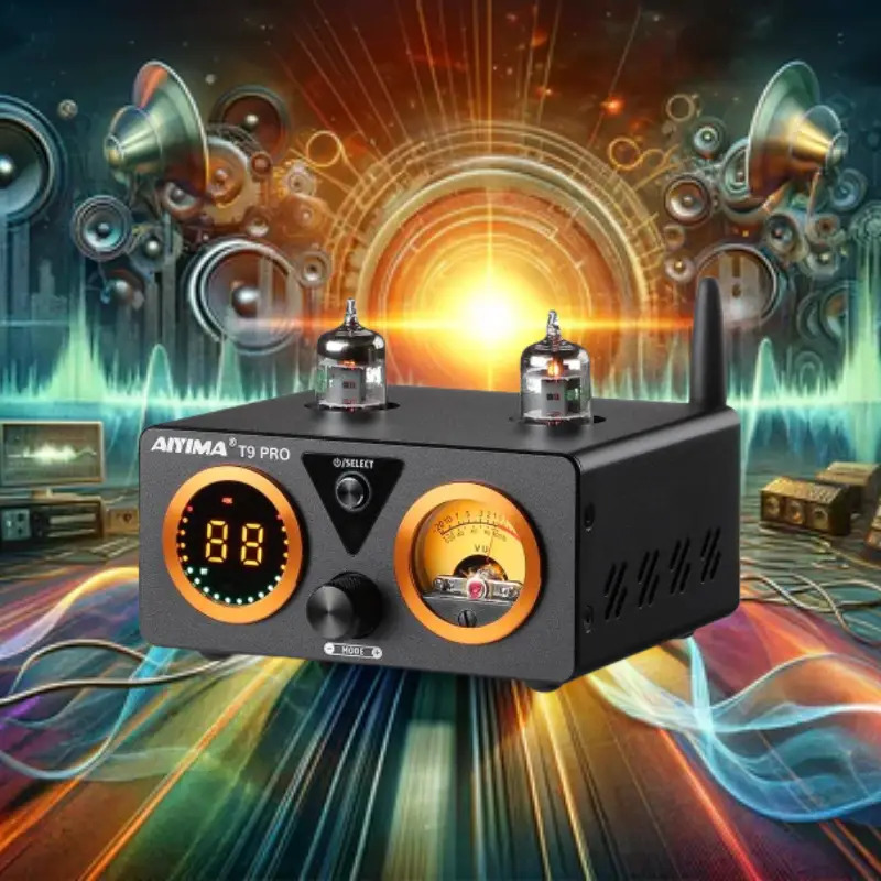 TestPro_fr's tweet card. Ampli à Lampes : Fusion parfaite entre son vintage et puissance moderne. Offrez à votre musique une chaleur unique et des performances Hi-Fi