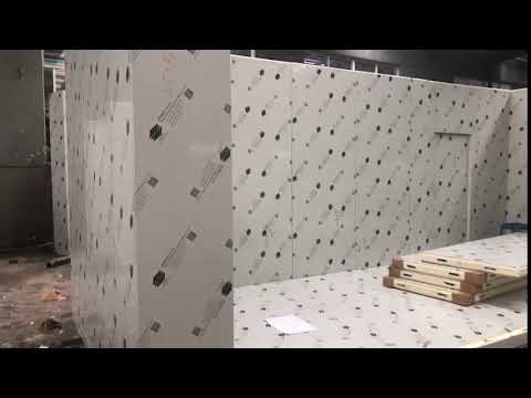 TechcoChina's tweet card. cold room installation video