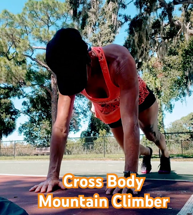 livinMAGA's tweet card. Cross body mountain climbers.