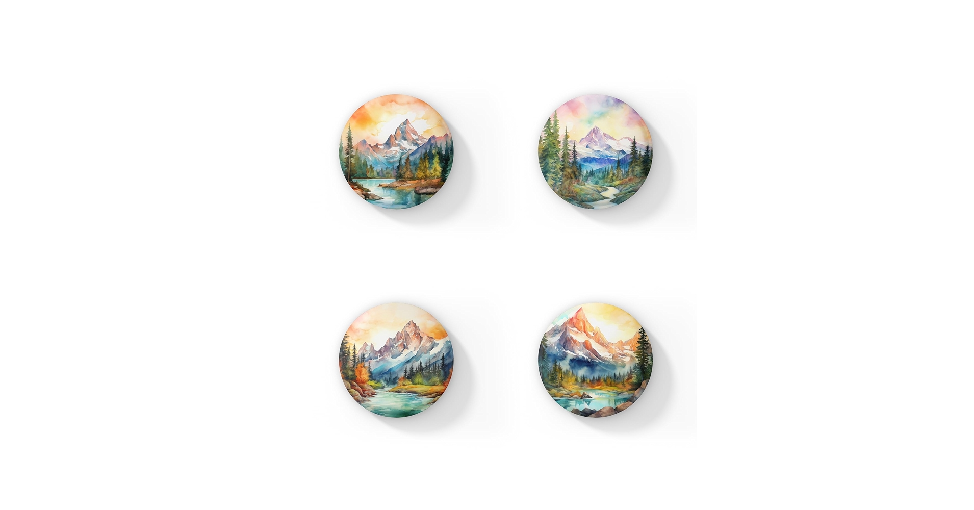NatureCutsCo's tweet card. You will receive a mixed set of Mountain themed pins.