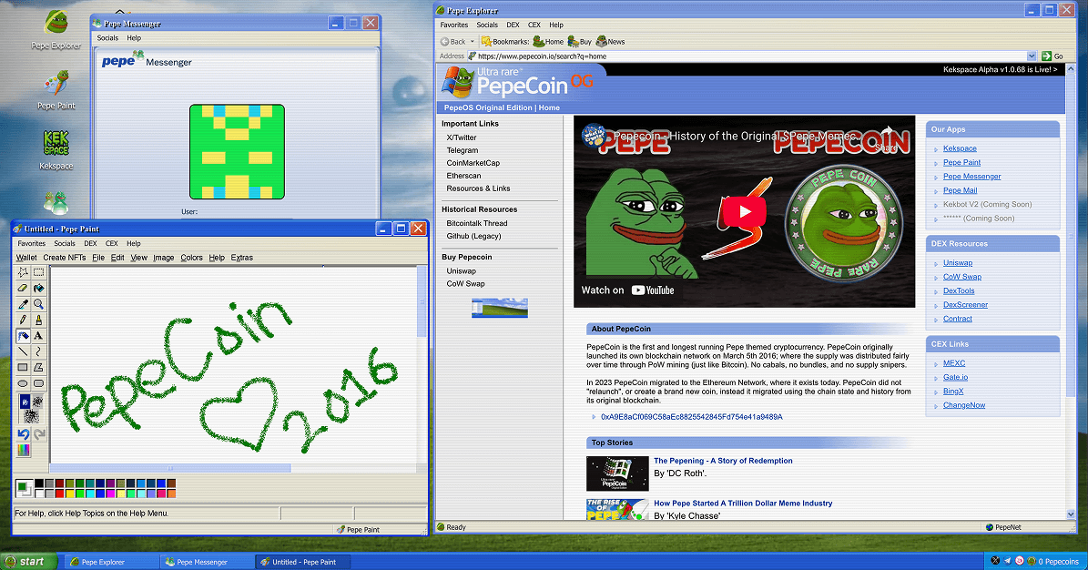 thebearjesus's tweet card. The original Pepe themed cryptocurrency, operating since 2016. Discover Pepe Coin's unique app ecosystem & web3 social features.