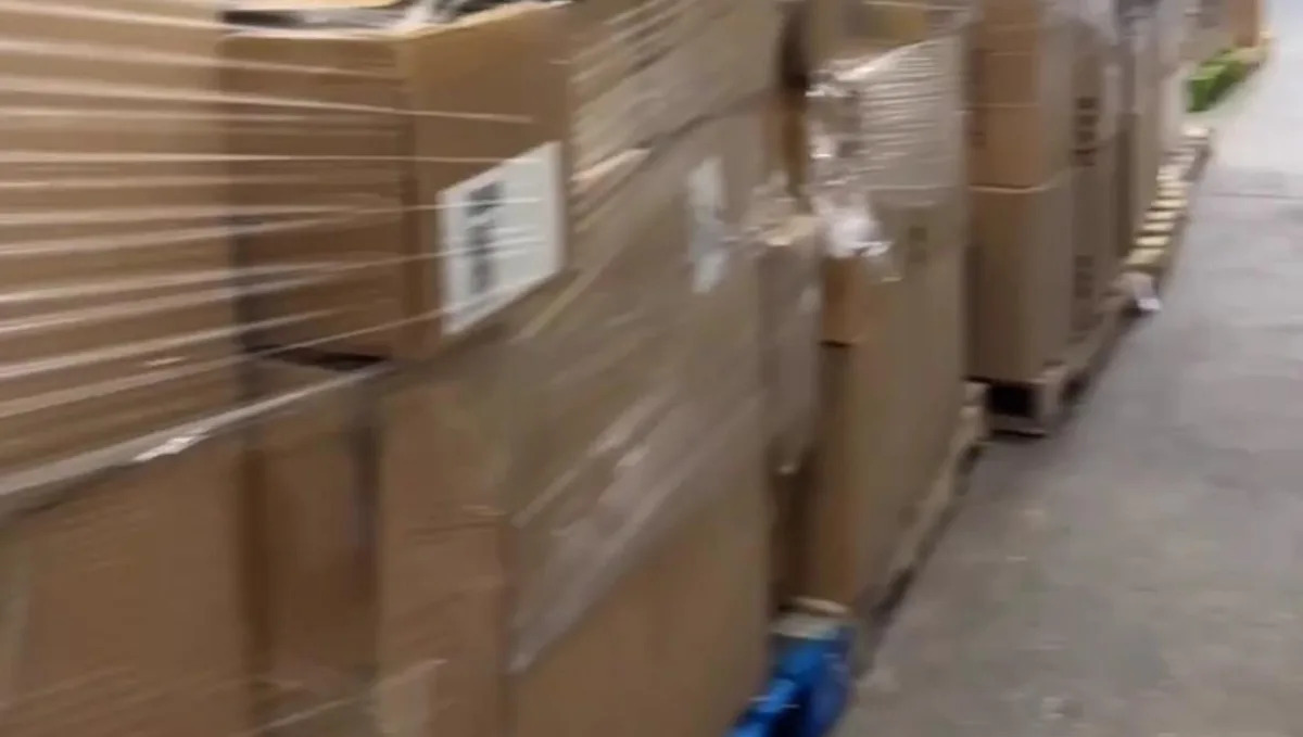 DemocracyGhost's tweet card. An estimated 3.5 billion products are returned annually in the US.