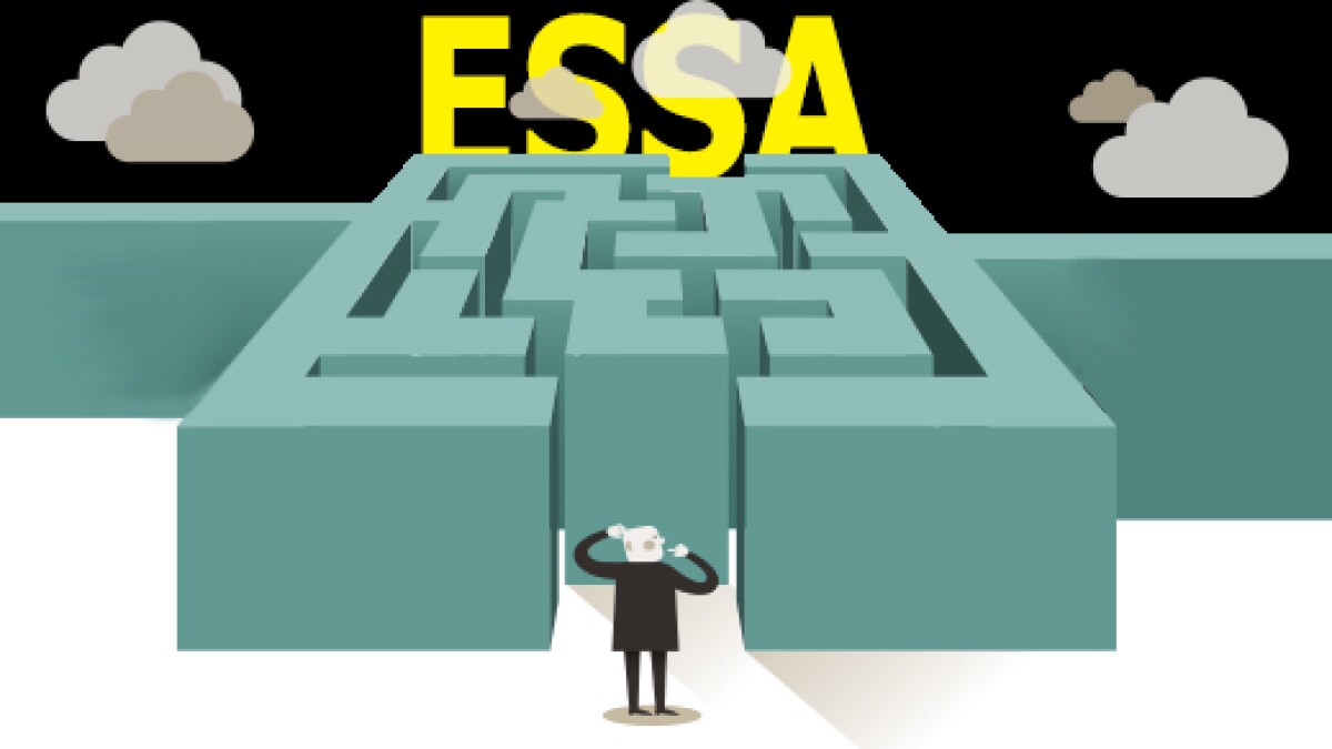 CommonCorner's tweet card. When it comes to evidence-based interventions, ESSA plans are a mixed bag, concludes Results for America's Evidence in Education Lab.