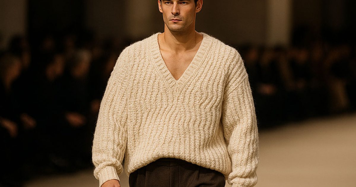 ladolcevitamag_'s tweet card. Maglieria Uomo 2025: la nuova sensualità delle texture tridimensionali La maglieria uomo 2025 racconta un guardaroba che interpreta intimità, tatto e libertà, utilizzando texture tridimensionali...