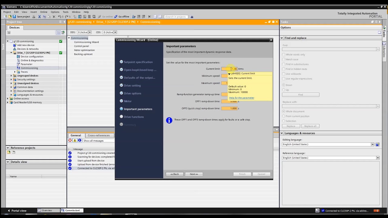 AWCwt's tweet card. Commissioning a SINAMICS G120 via Startdrive in TIA Portal | Author...