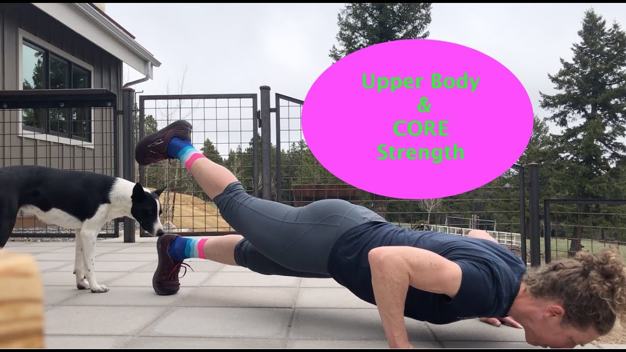 alpcycles_coach's tweet card. Core and Upper Body Workout at Home | 25 minute Strength Session