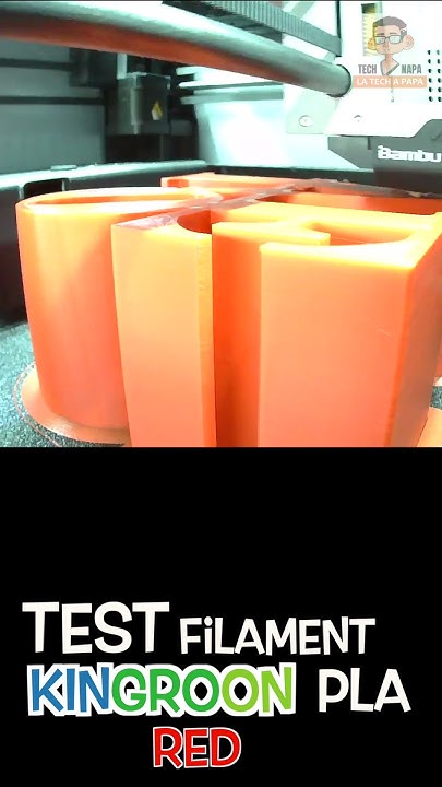 TechNapa's tweet card. @kingroon3d_official Filament test | #pla Red