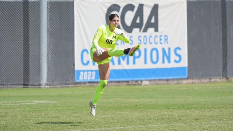 CSUSM_WSoc's tweet card. The Cal State San Marcos women's soccer team (4-2-4, 1-1-2 CCAA) battled to a scoreless draw against Cal State East Bay (4-5-2, 2-1-1 CCAA) on Sunday at The Cage.