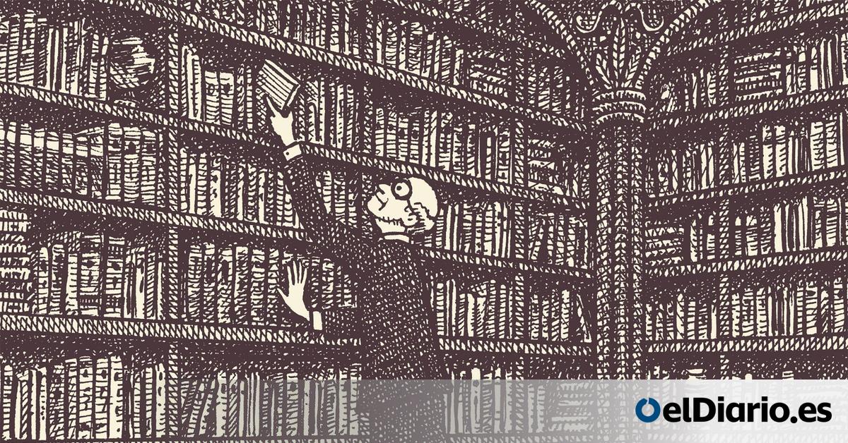 Contraejemplo's tweet card. En un mundo lleno de opciones, ¿cómo nos relacionamos con la sobreabundancia de libros? ¿Puede existir una lectura libre de normas y que escape de los caminos impuestos?