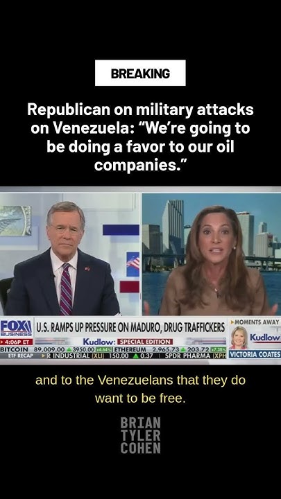 leighpointer's tweet card. Republican on military attacks on Venezuela: "We're going to be doing...