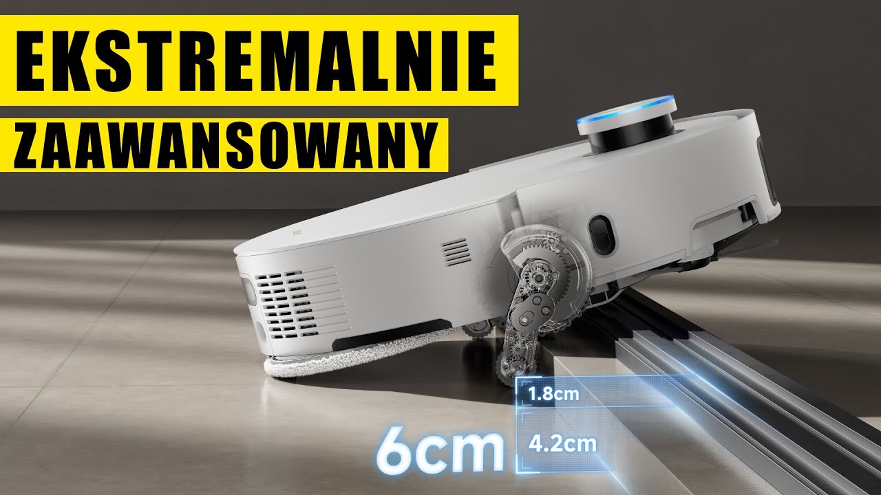 TestHubPL's tweet card. Dreame X50 Ultra Complete - najbardziej zaawansowany robot sprzątaj...