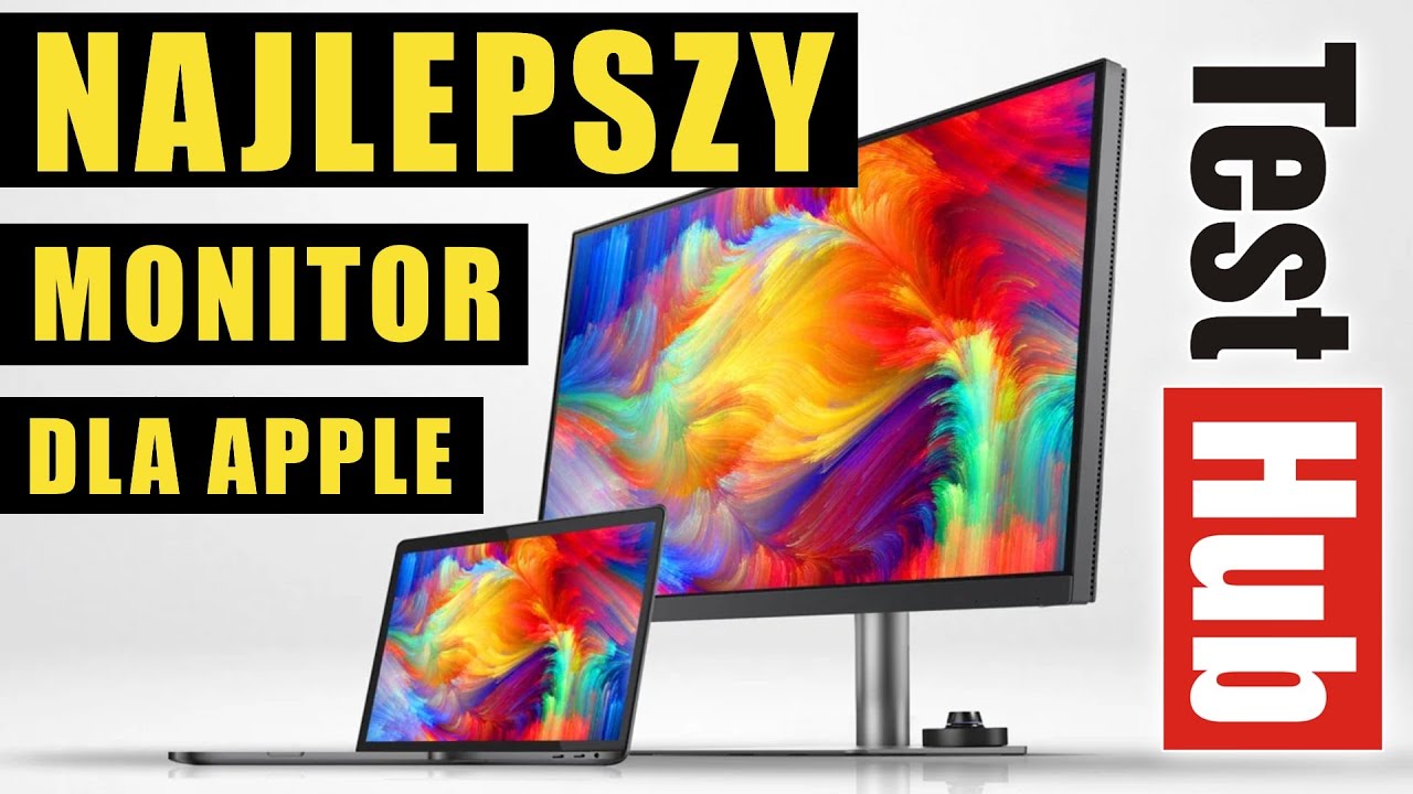 TestHubPL's tweet card. BenQ PD3220U najlepszy monitor dla Apple MacBook, iPad i iPhone?...