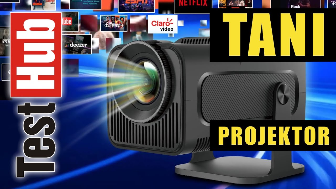 TestHubPL's tweet card. TANI Chiński projektor HY320 Magcubic, Salange, Transpeed - oglądaj...