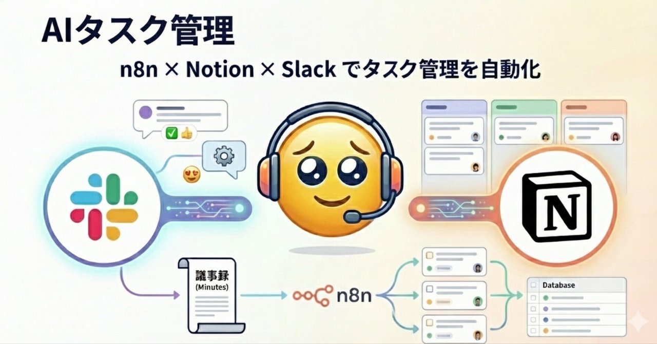 noplan_inc's tweet card. こんにちは！iemongです。 最近、前職の同期たちがやっている no planという会社のAI BizOps? っぽいことをして遊んでいます。そんなわけでこれからつくったものを発表してこうと思います。 今回は、AIでタスク管理できるpiem(ぴえむ)ってbotを作ったので紹介させてください。n8nでNotionとSlackを連携させたAI Agent & 自動化システムを作成し、メンバーの...