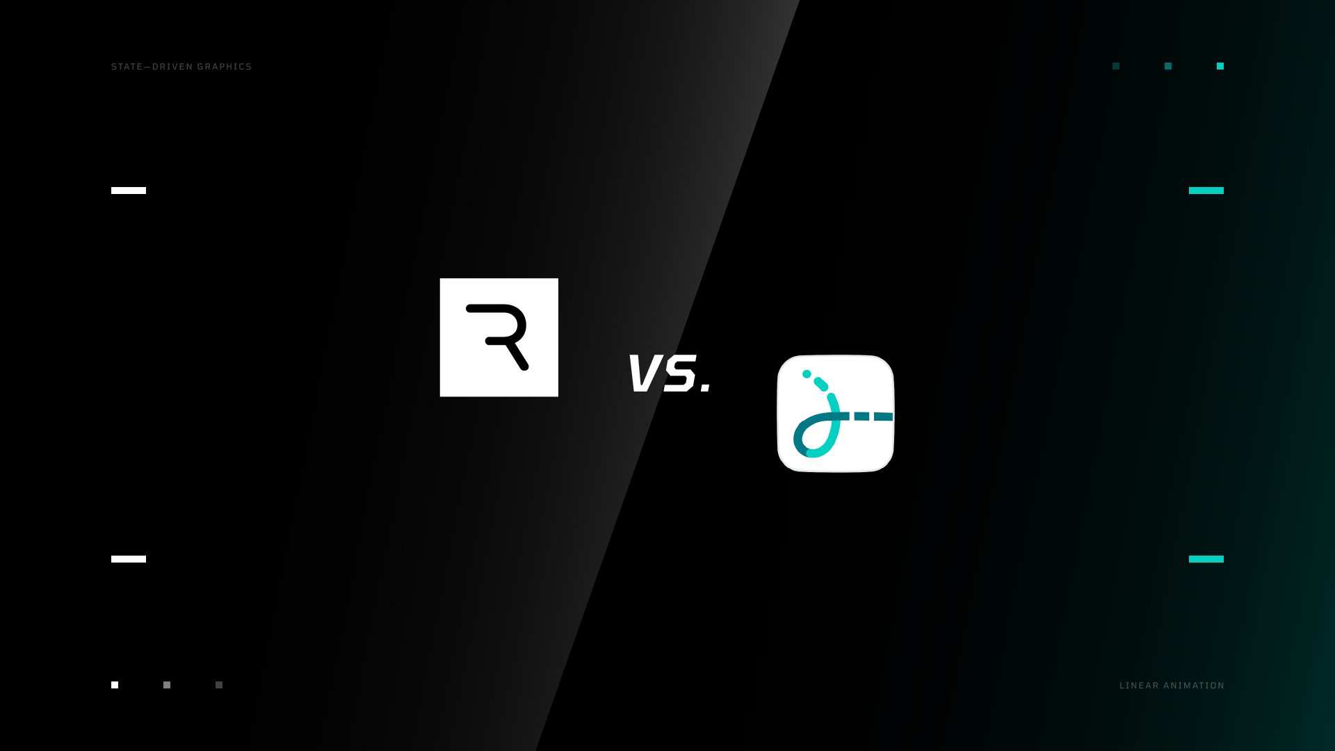 rive_app's tweet card. The evolution of design tools: From Lottie’s linear animations to Rive’s state-driven graphics.