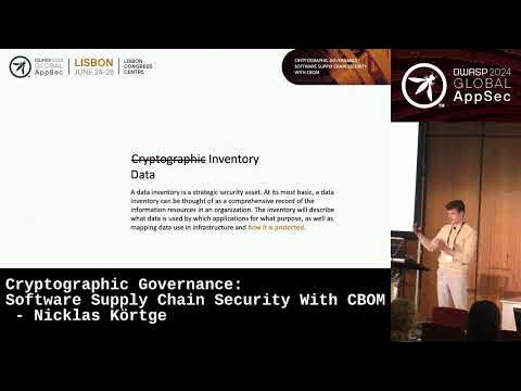 CycloneDX_Spec's tweet card. Cryptographic Governance: Software Supply Chain Security With CBOM -...