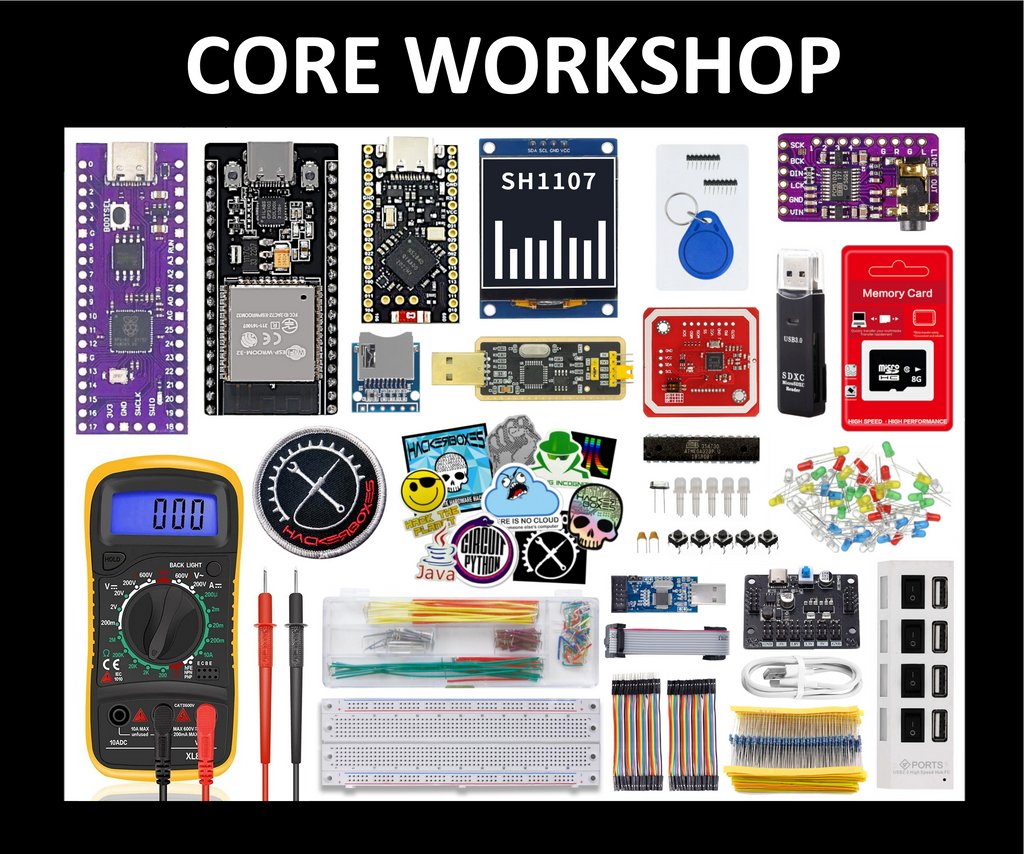 HackerBoxes's tweet card. The HackerBox Core Workshop is designed to provide a foundation for engaging in advanced electronics projects such as the monthly HackerBox subscription boxes. The workshop features hands-on experi...