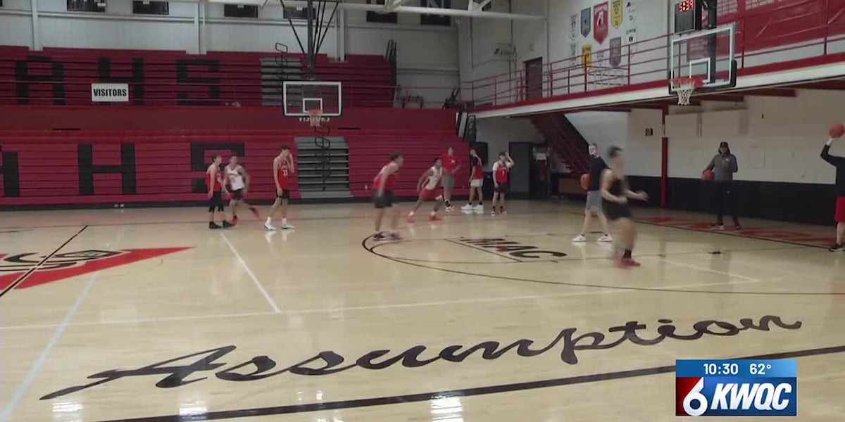 AssumptionHoops's tweet card. The day's major news events and late breaking stories are presented by the KWQC nightly news team, along with the latest weather update and tomorrow's forecast.