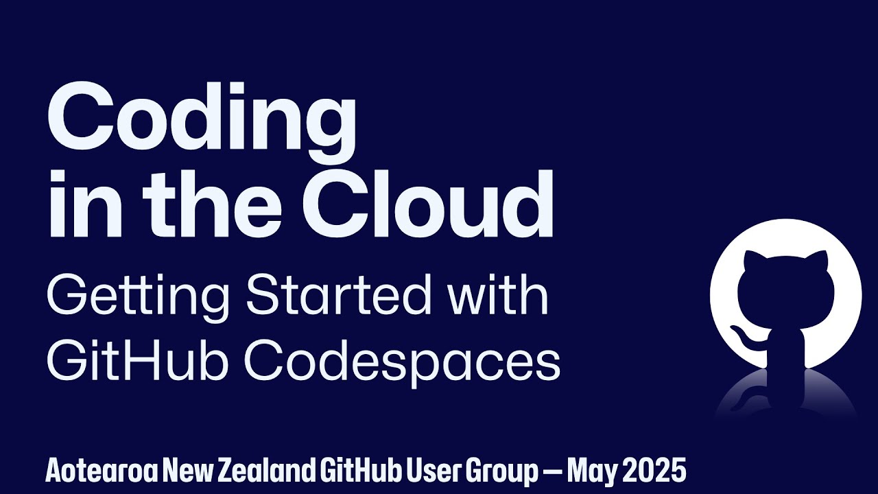 lukemurraynz's tweet card. Coding in The Cloud: Getting Started with GitHub Codespaces with Luke...